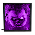 Glowing Eyed Creepy Doll