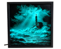 Lighthouse in Stormy Sea