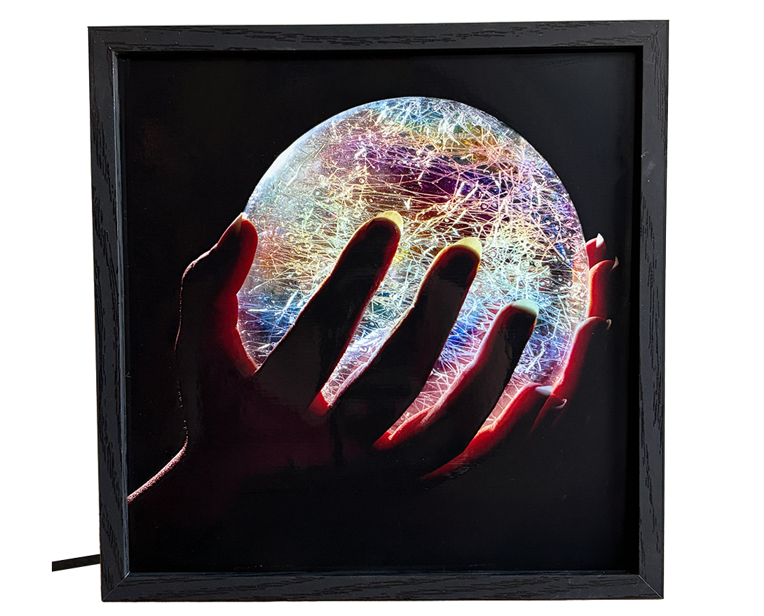 Glowing Crystal Ball