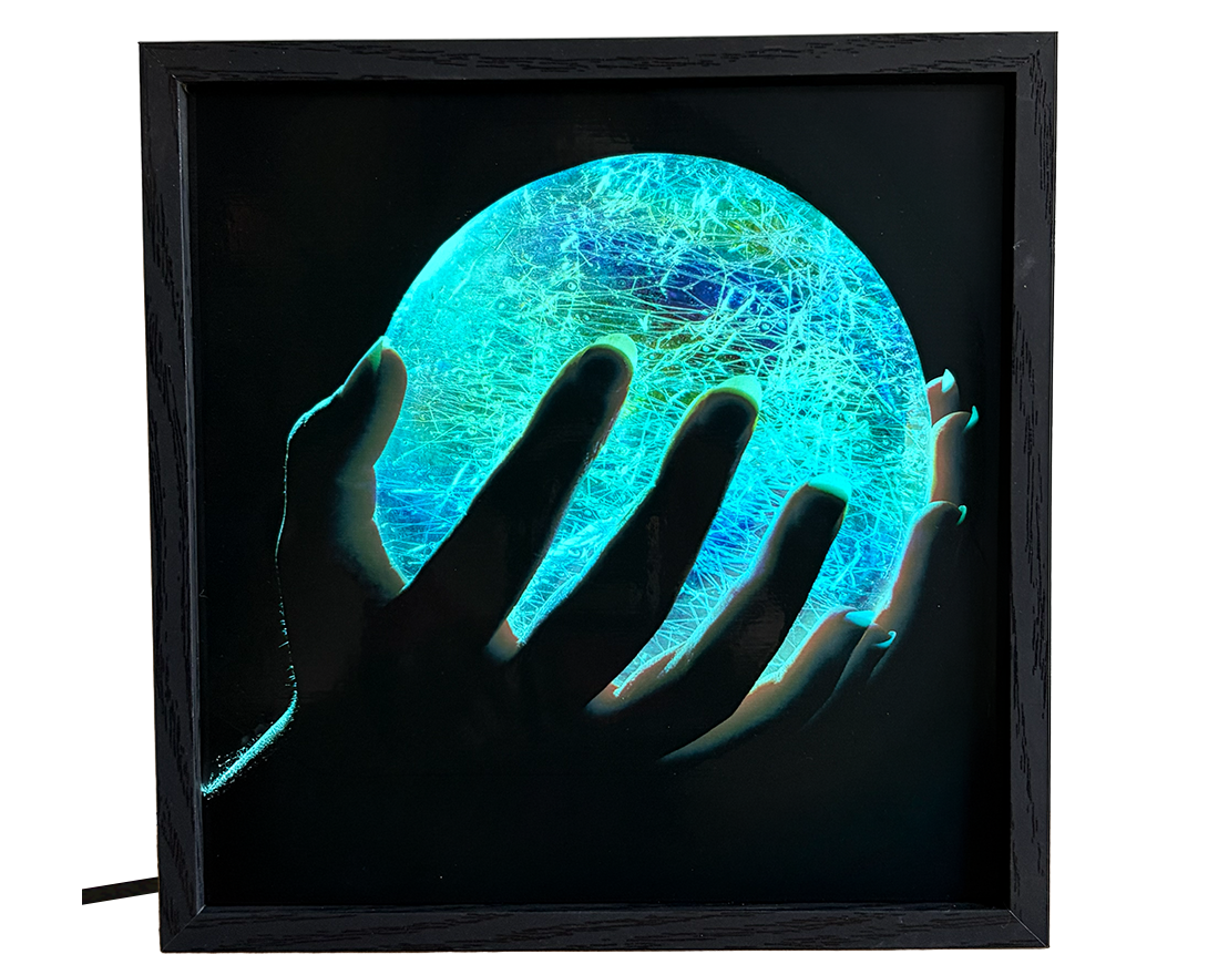 Glowing Crystal Ball