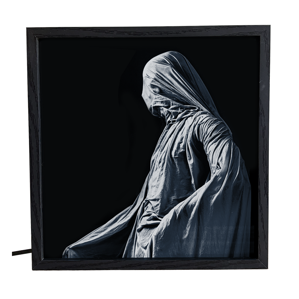 Ghostly Cloaked Figure
