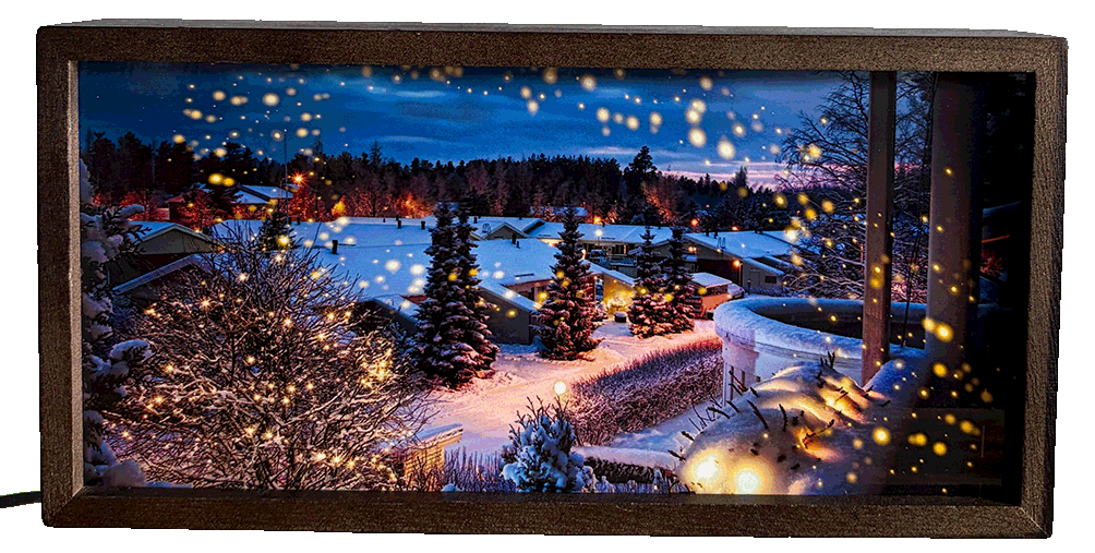 Winter Cabin Snowfall