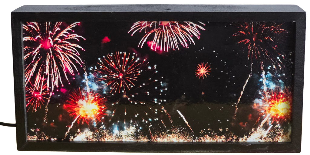 Vibrant Fireworks Display