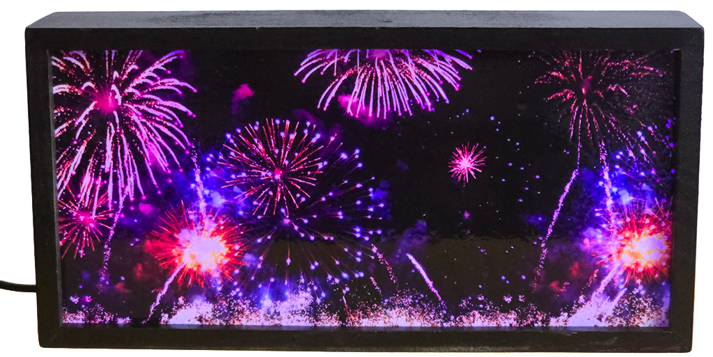 Vibrant Fireworks Display