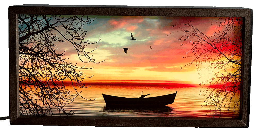 Quiet Lake at Sunset