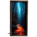 Magical Glowing Forest Stream