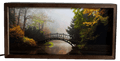 Misty Autumn Bridge