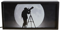 Astronomer Under a Full Moon