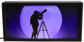 Astronomer Under a Full Moon