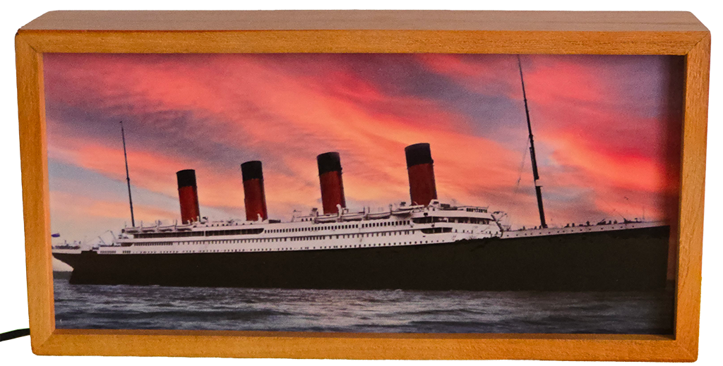 RMS Titanic at Sea. 1912