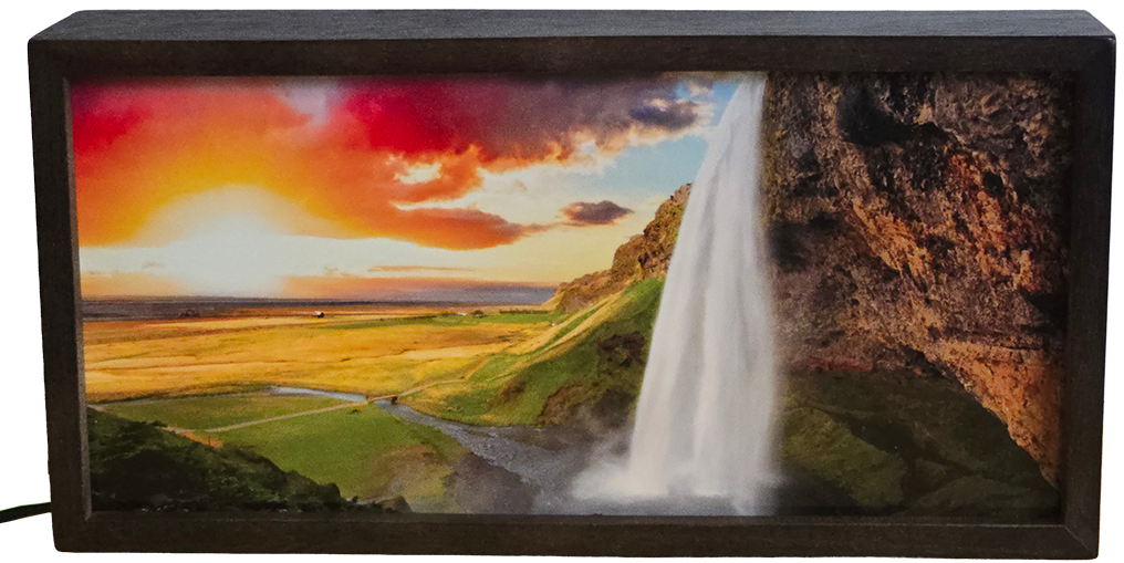 Waterfall at Sunset