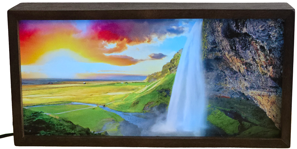 Waterfall at Sunset