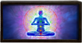 Meditation Figure with Chakras